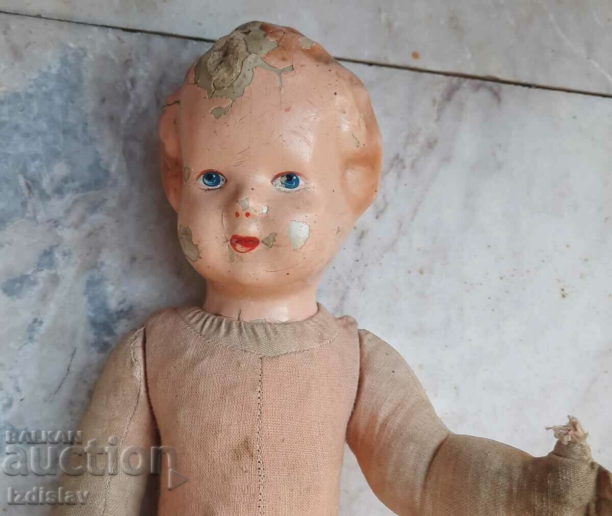 Delivery of Old doll with celluloid head Delivery of Old doll with celluloid head
