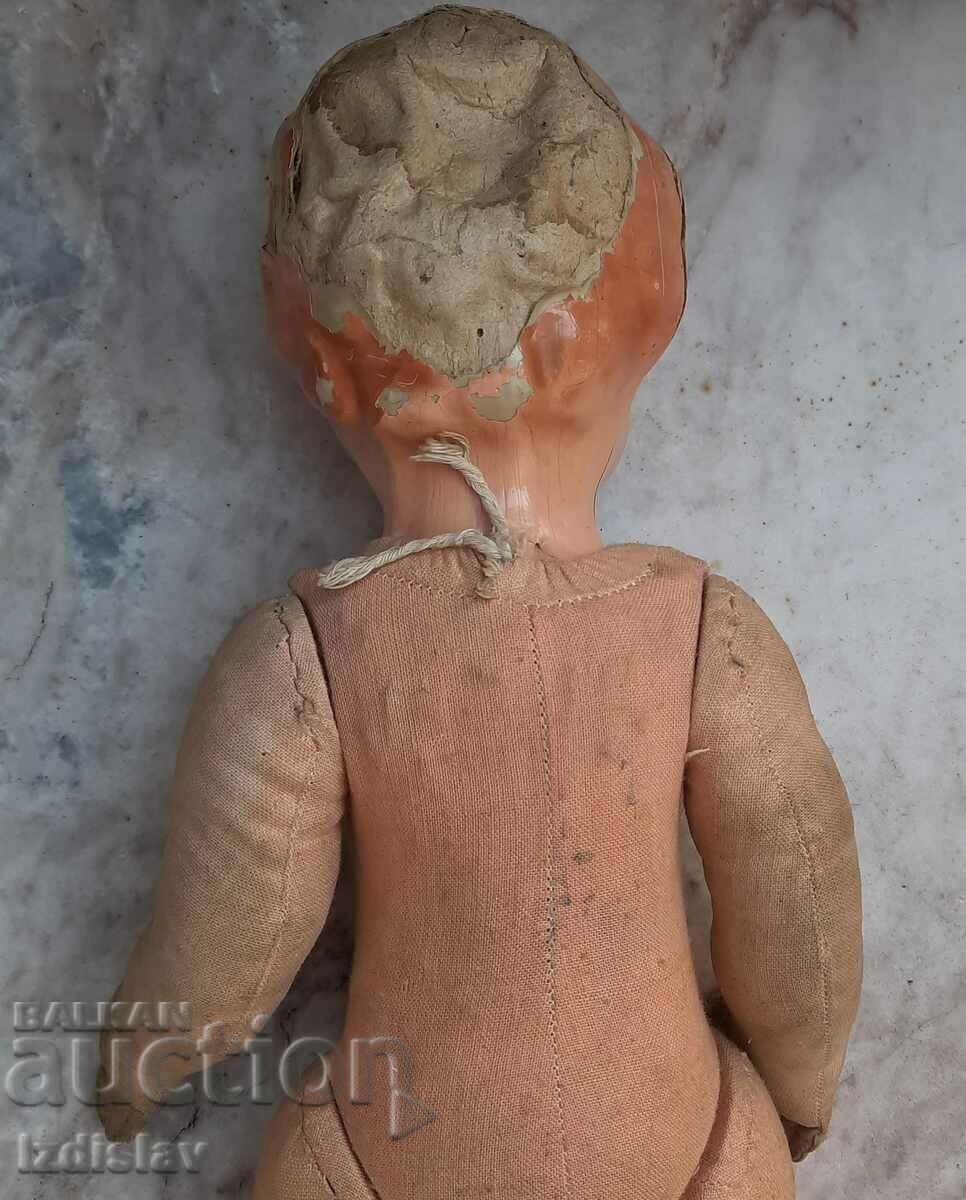 Old doll with celluloid head - 6 Old doll with celluloid head - 6