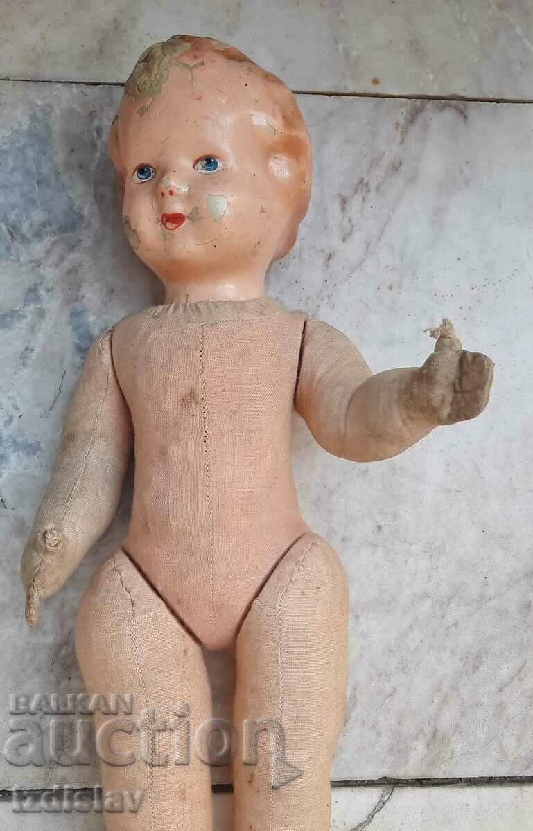 Old doll with celluloid head - 7 Old doll with celluloid head - 7