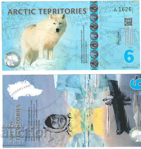 Арктически територии 6  долара
