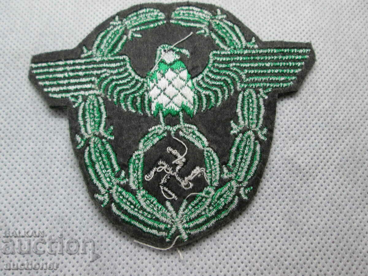 ΕΜΒΛΗΜΑ ΑΕΤΟΥ SS& POLIZEI ΣΤΟ ΜΑΝΙΚΙ ΤΟΥ GER. ΑΣΤΥΝΟΜΙΑ OTWW2 με τιμή 40.00 BGN | € 20.45 ΕΜΒΛΗΜΑ ΑΕΤΟΥ SS& POLIZEI ΣΤΟ ΜΑΝΙΚΙ ΤΟΥ GER. ΑΣΤΥΝΟΜΙΑ OTWW2 με τιμή 40.00 BGN | € 20.45