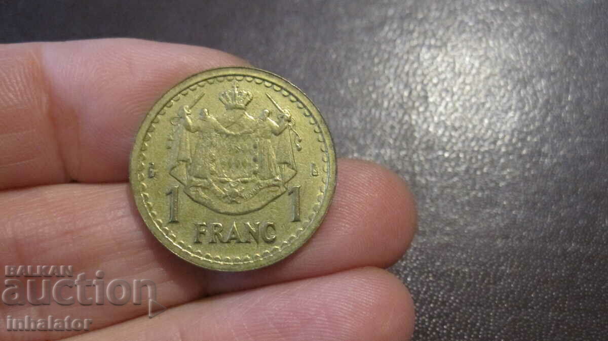 1945 год Монако 1 франк