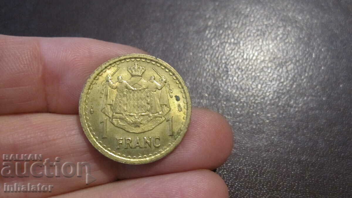 1945 Monaco 1 franc