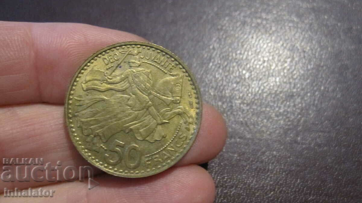 50 φράγκα 1950 Μονακό
