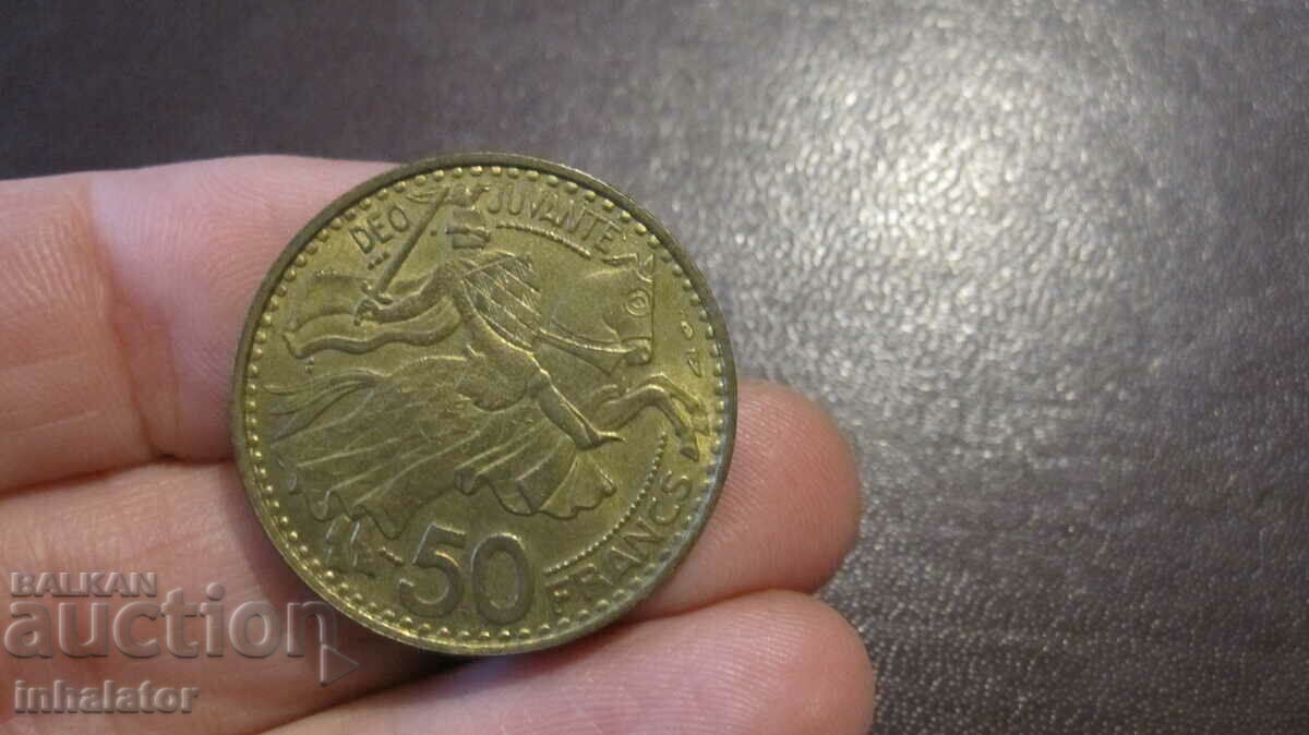50 франка 1950 год Монако