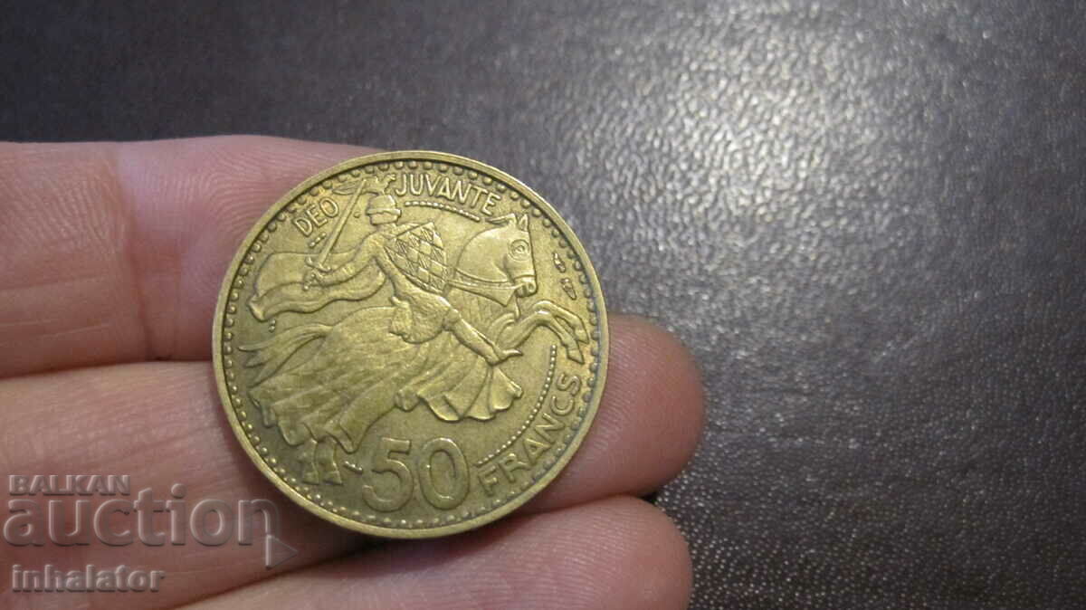 50 франка 1950 год Монако