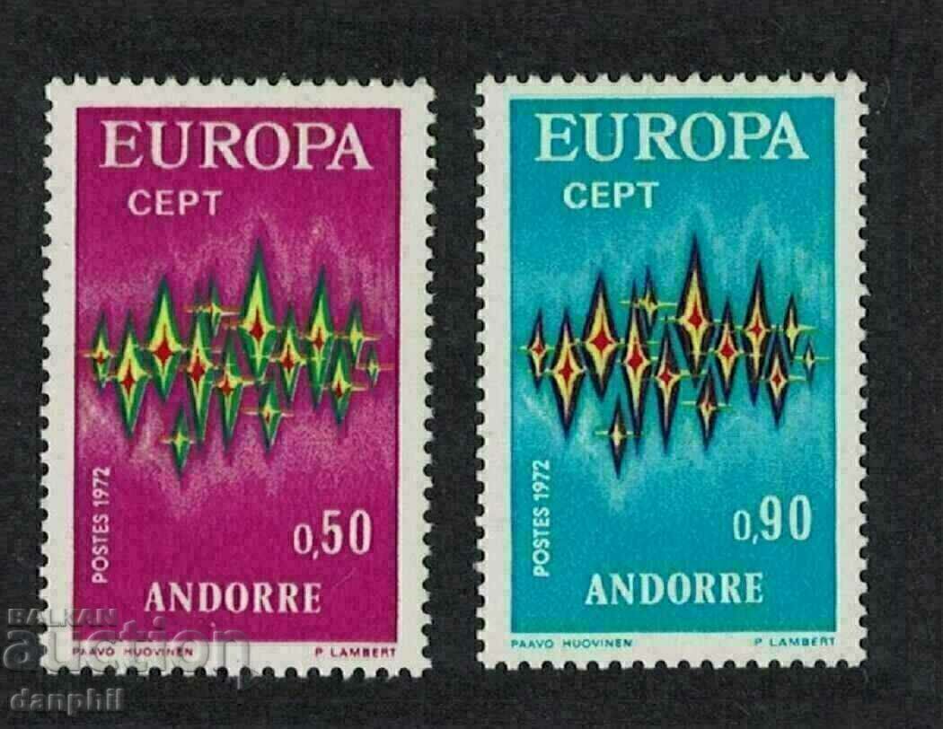 Andorra Fr. 1972 Europe CEPT (**) clean, unstamped