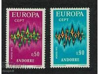 Andorra pr. 1972 Europa CEPT (**) curat, netimbrat