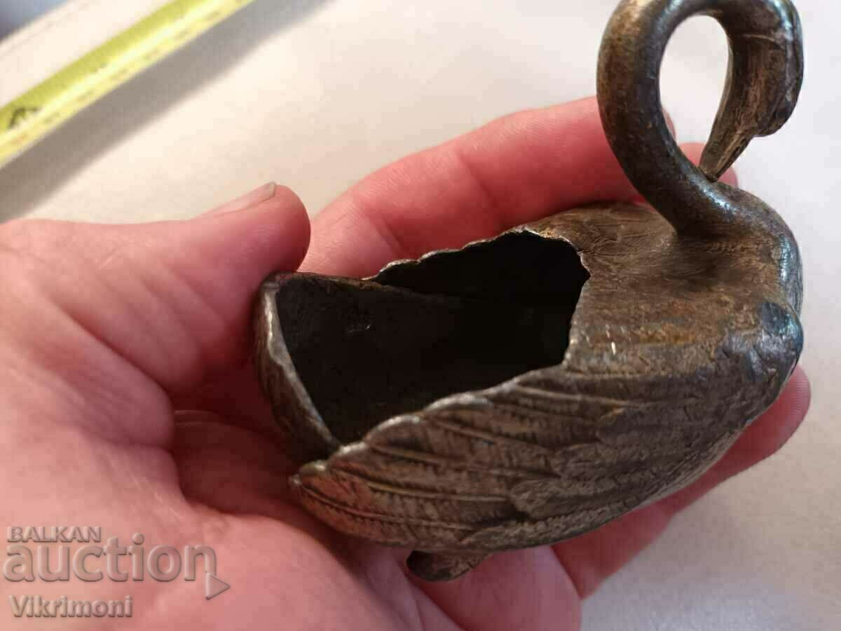 Figure, swan, tsam, old bronze - 5