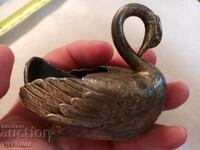 Figure, swan, tsam, old bronze