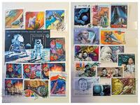Άλμπουμ με 129 γραμματόσημα Θέμα Space μορφή Α5