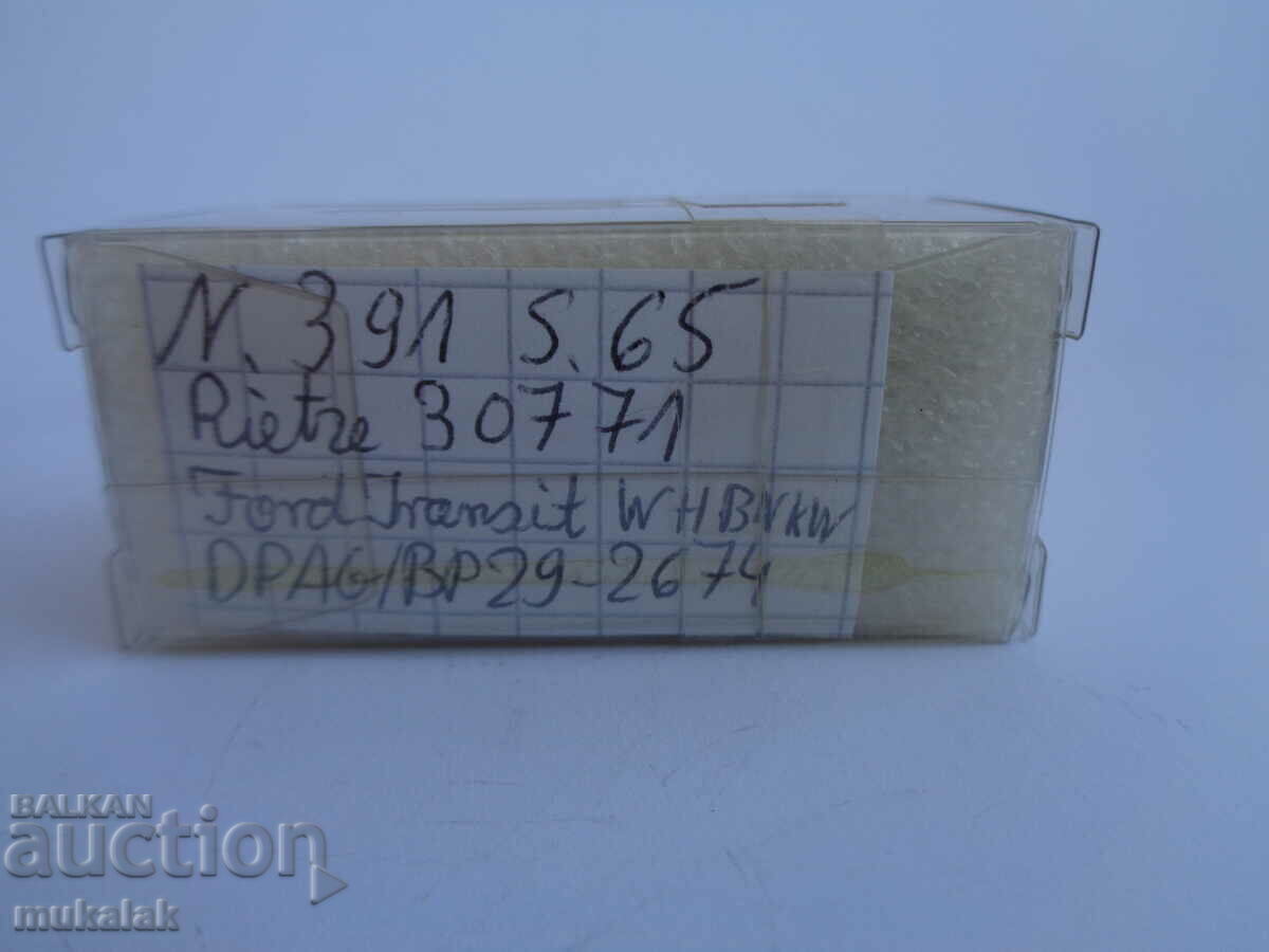 Auction RIETZE 1:87 H0 FORD TRANSIT TOY TROLLEY MODEL Auction RIETZE 1:87 H0 FORD TRANSIT TOY TROLLEY MODEL