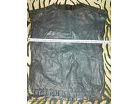 Women's leather sleeveless blouse