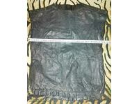 Γυναικεία δερμάτινη αμάνικη μπλούζα