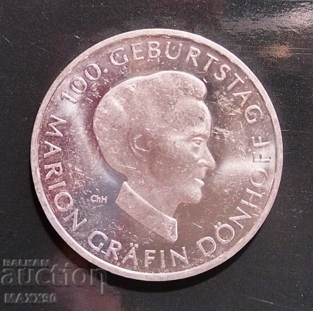 Livrarea 10 euro argint Germania Marion Dönhoff