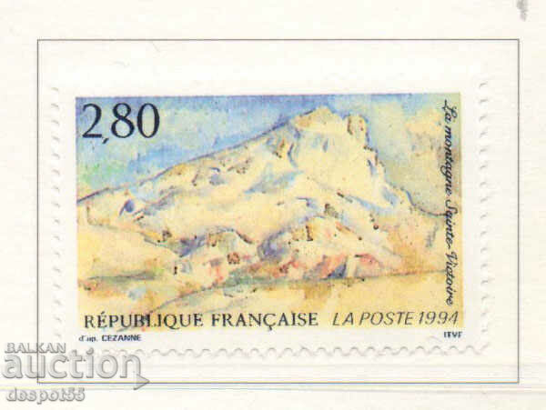 1994 Franța. Anunț turistic - Munții Saint Victoire