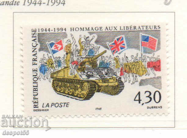 1994. Franţa. 50 de ani de la Eliberarea Franței.