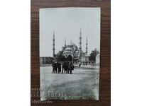 Стара снимка Царство България - джамия Султан Ахмет.Цариград