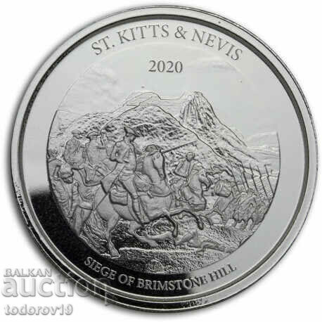1 oz Сребро Св. Китс и Невис - Източни кариби 2020
