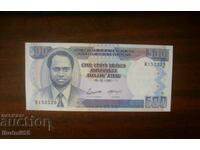 500 франка Бурунди 1995 UNC