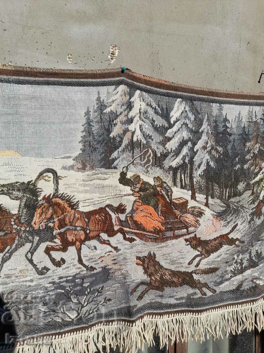 Delivery of Antique carpet, wall covering Delivery of Antique carpet, wall covering