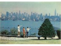 Carte poștală veche - stereo - New York, Lower Manhattan