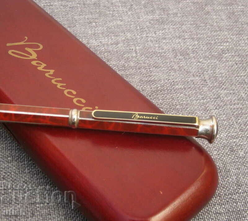 Auction  Old lacquer ballpoint pen Barucci Italy with box
