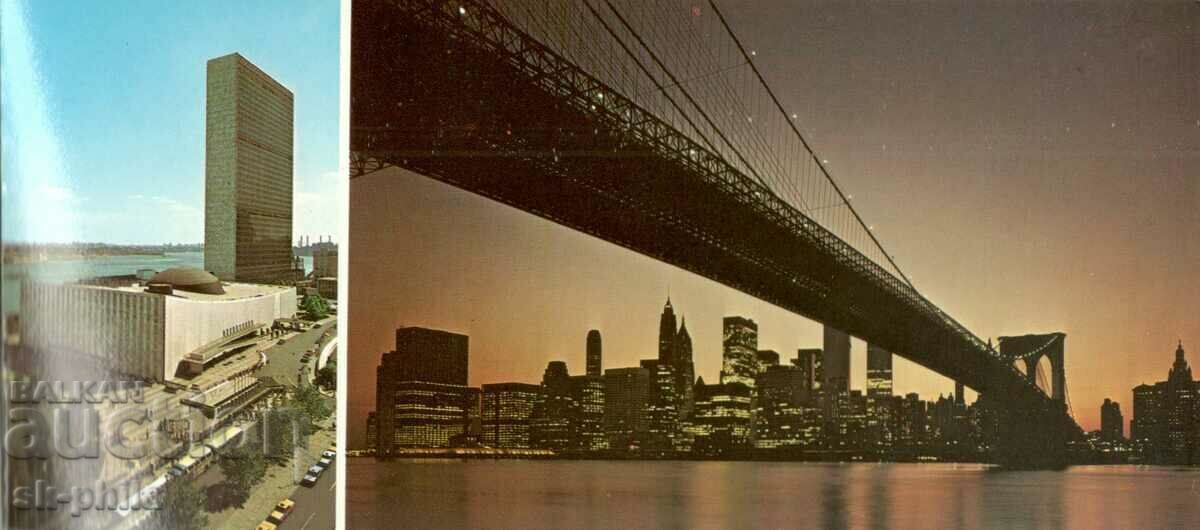 Old card - carnetka - New York - 11 views - 5 Old card - carnetka - New York - 11 views - 5