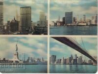 Old postcard - stereo - New York, Mix