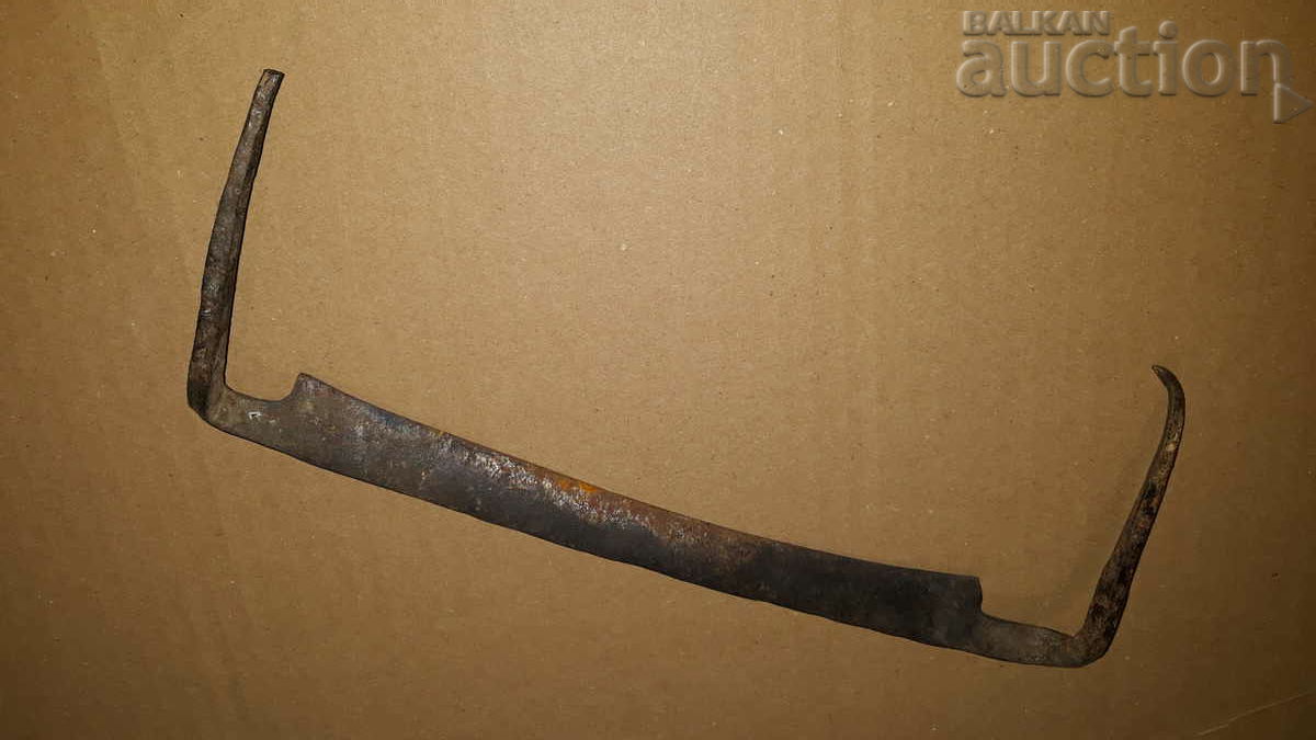 Old hand wrought iron tool with price 31.00 BGN | € 15.85 Old hand wrought iron tool with price 31.00 BGN | € 15.85