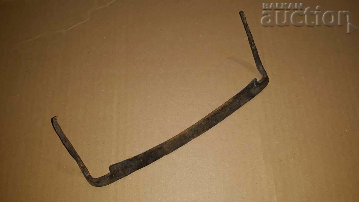 Auction Old hand wrought iron tool Auction Old hand wrought iron tool