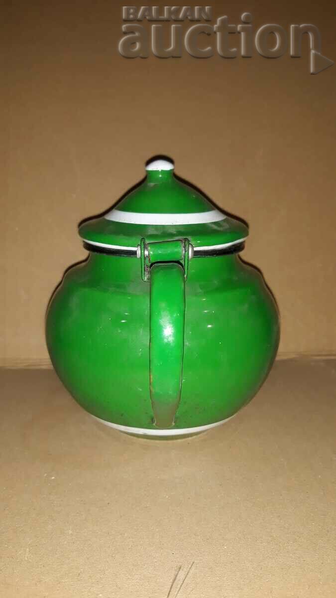 Vintage enamel teapot 50s retro - 7 Vintage enamel teapot 50s retro - 7