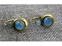 Old antique earrings earrings sapphires