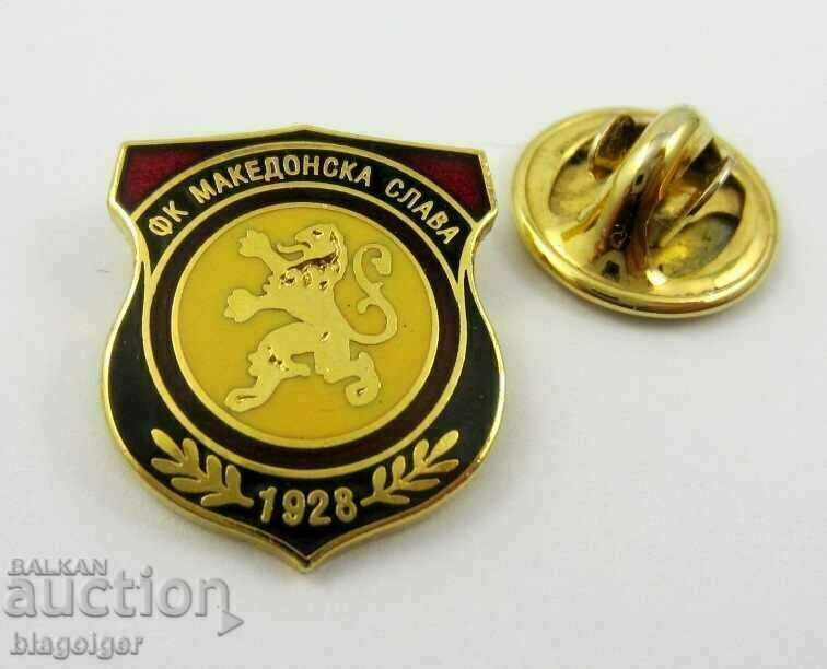 Football-Football Badge-FC MACEDONIAN GLORY-Email-Rare Badge