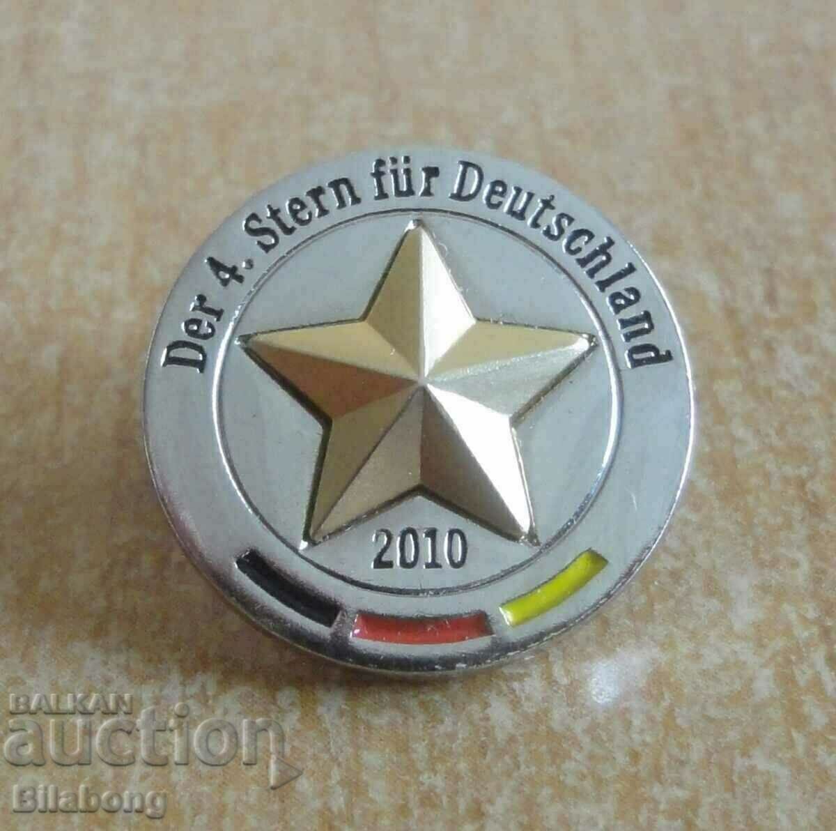 Football Federation Germany 2010 badge Football Federation Germany 2010 badge