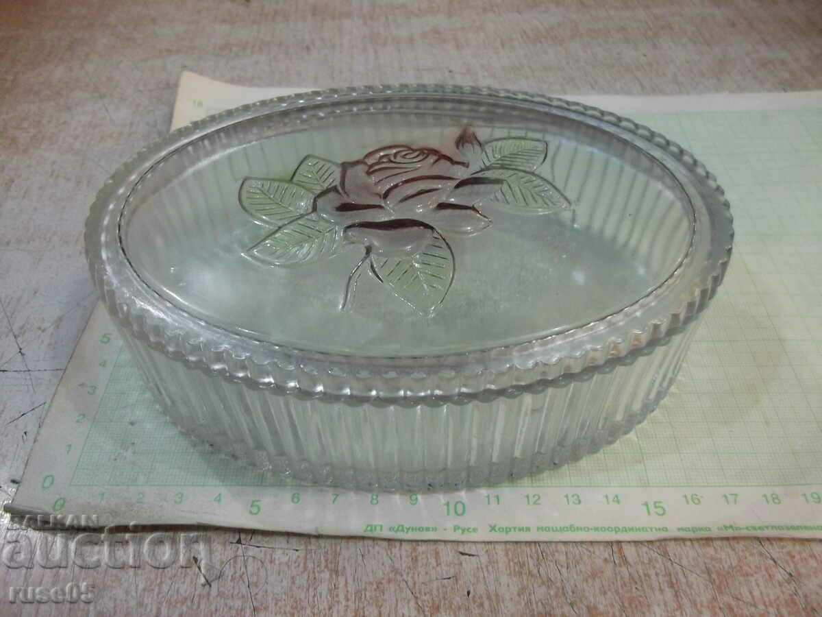 Auction  Glass box for jewelry, candies and others, new