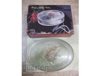 Glass box for jewelry, candies and others, new