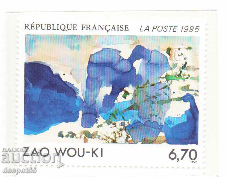 1995. Γαλλία. Zao Wou-Ki - καλλιτέχνης.