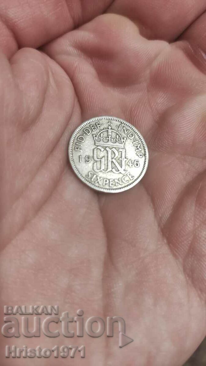 6 pence 1946
