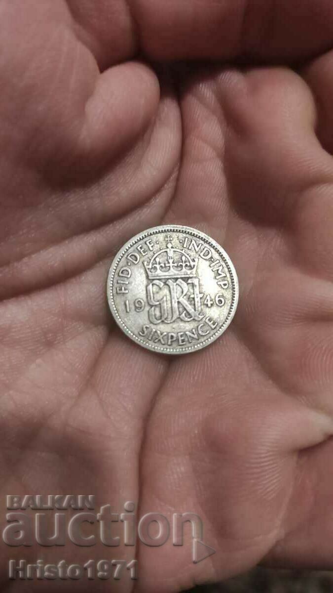 6 pence 1946