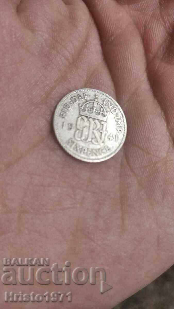 6 pence 1941 6 pence 1941