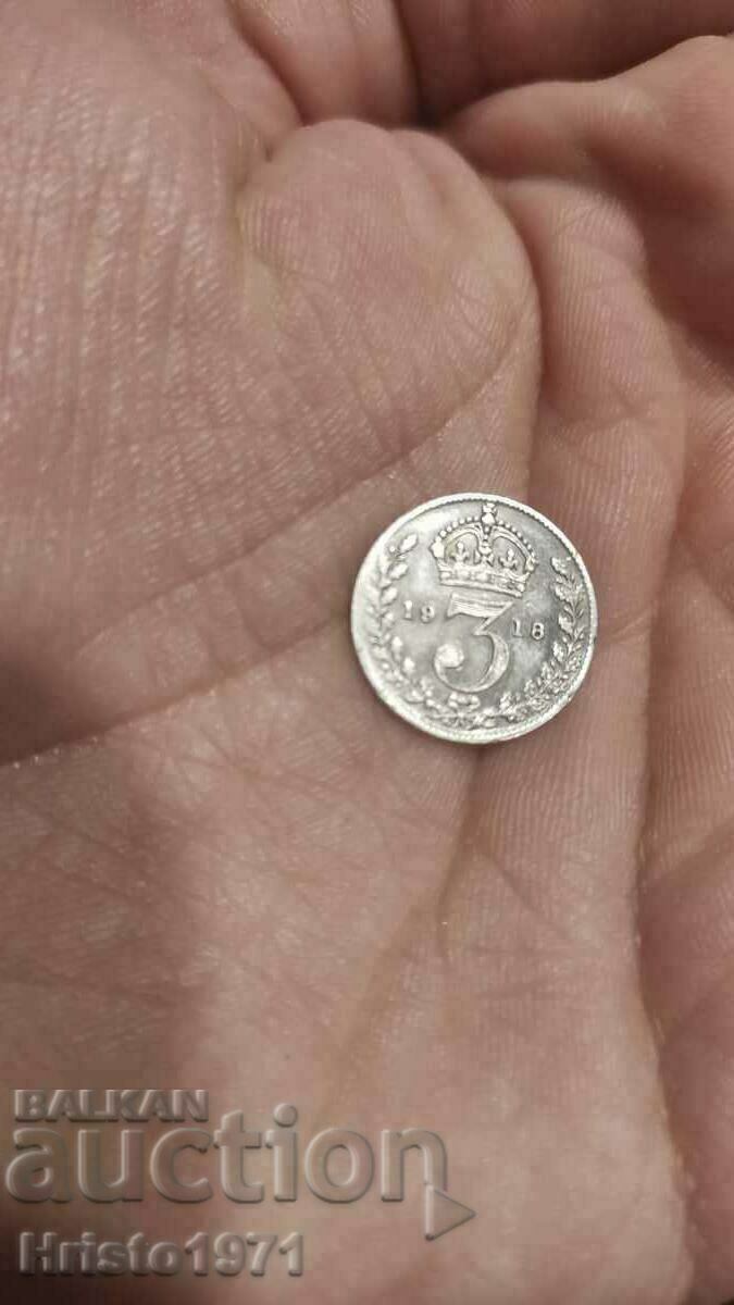 3 pence 1918