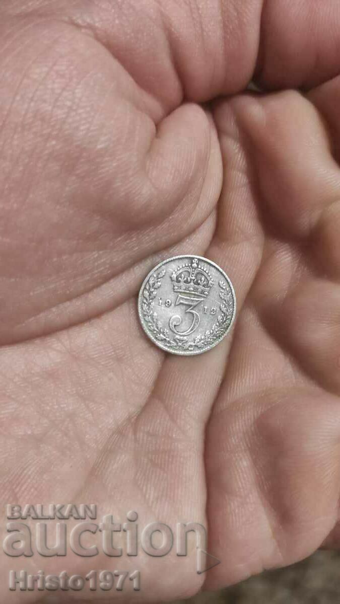 3 pence 1912