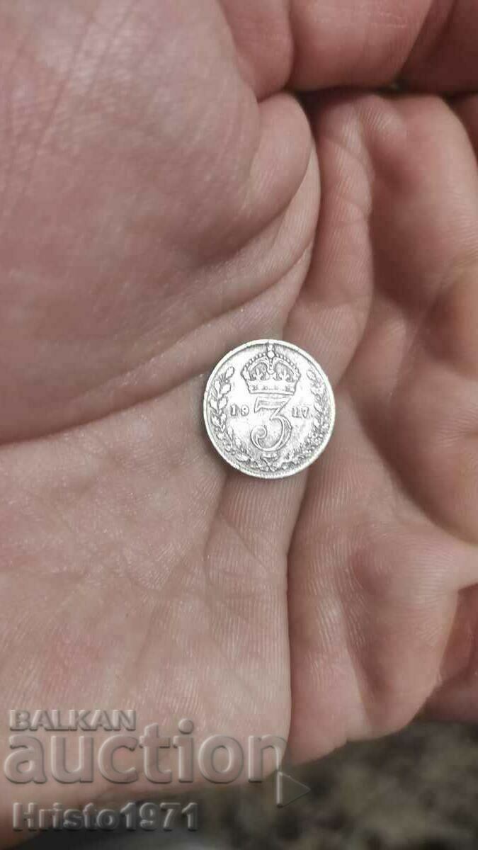 3 pence 1917