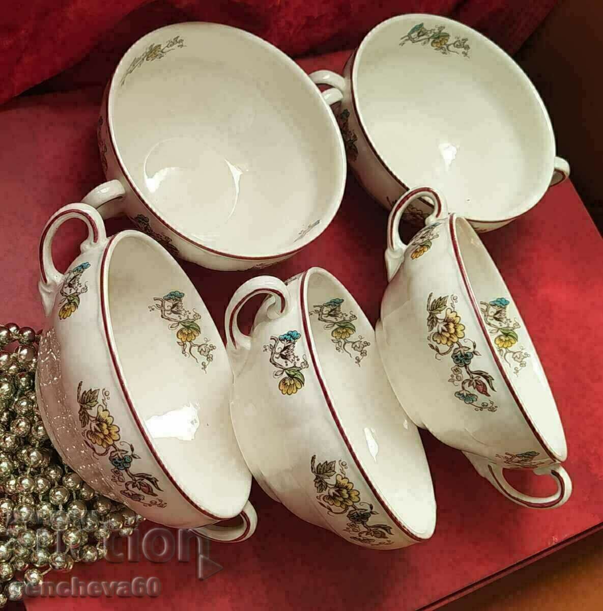 English soup bowls,,Royal Tudor - 5