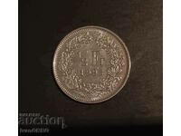 1/2 франк Швейцария 1993 50 рапен 1993