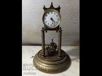 παλιό γερμανικό μηχανικό ετήσιο ρολόι-,,D.R.G.M."
