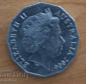 Australia 50 de cenți 2006 cu preț 2.00 BGN | € 1.02 Australia 50 de cenți 2006 cu preț 2.00 BGN | € 1.02