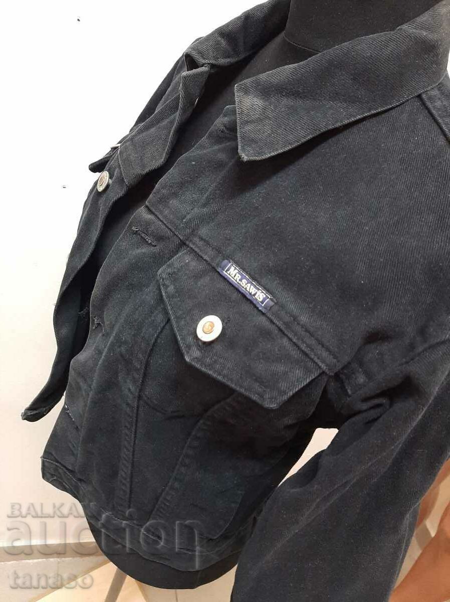 Jachetă denim neagră (18,2) - 6