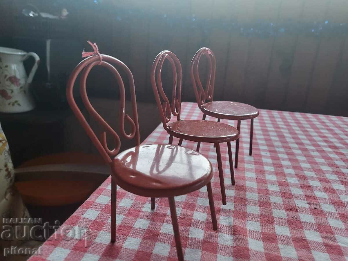Auction Lot of children's metal chairs Kingdom of Bulgaria Auction Lot of children's metal chairs Kingdom of Bulgaria